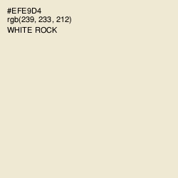 #EFE9D4 - White Rock Color Image